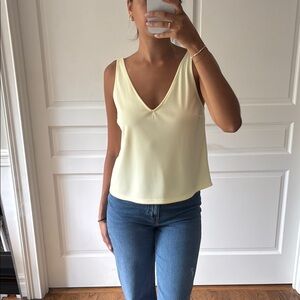 Butter yellow blouse